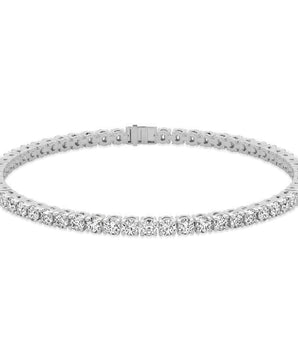 14kt White Gold Lab Grown Diamond Tennis Bracelet (3 Ct. Tw.) 7" - Le Vive Jewelry in Riverside