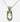 18K Prasiolite and Tsavorite Pendant with 16'' Necklace - Le Vive Jewelry in Riverside