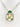 18k White Gold Prasiolite (Green Amethyst) With Diamonds and Tsavorite Pendant with 16'' neckalce - Le Vive Jewelry in Riverside