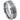 Brushed Center Shiny Lines on each side Beveled Edge - 8mm - Le Vive Jewelry in Riverside