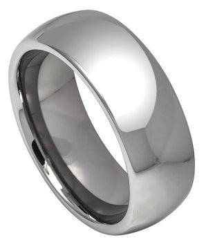 Polished Shiny Domed Ring - 8mm - Le Vive Jewelry in Riverside