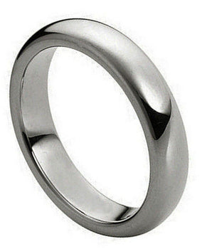 Polished Shiny Domed Ring - 4mm - Le Vive Jewelry in Riverside