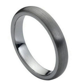 Brushed Domed Classic Style - 4mm - Le Vive Jewelry in Riverside