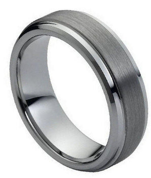 Brushed Flat Classic Style - 7mm - Le Vive Jewelry in Riverside