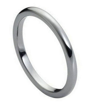 High Polish Thin Band 2mm - Le Vive Jewelry in Riverside