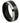 Black IP Plated Center High Polished Steel Color Beveled Edge - 8mm - Le Vive Jewelry in Riverside