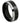Black IP Plated Center High Polished Steel Color Beveled Edge - 8mm - Le Vive Jewelry in Riverside