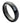 Black IP Plated Faceted Ring- 6mm - Le Vive Jewelry in Riverside
