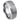 Domed Brushed Center Stepped Edge - 8mm - Le Vive Jewelry in Riverside