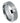 Brushed Center Shiny Beveled Edge with 0.07ct White Diamond - 8mm - Le Vive Jewelry in Riverside