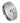 Brushed Finish Center Shiny Stepped Edge with 0.07ct White Diamond Center - 9mm - Le Vive Jewelry in Riverside