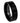 Black IP Plated Brushed Pipe Cut Band - 7mm - Le Vive Jewelry in Riverside