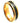 Yellow Gold Plated High Polish with Black Carbon Fiber Inlay Beveled Edge - 8mm - Le Vive Jewelry in Riverside