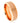 Rose Gold IP Plated Flat Brushed Center Stepped Edge - 8mm - Le Vive Jewelry in Riverside