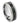 Shiny Beveled Edge with Black Sandstone Carbon Fiber Inlay - 8mm - Le Vive Jewelry in Riverside