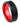 Black Plated Beveled Edge with RED Anodized Aluminum Sleeve - 8mm - Le Vive Jewelry in Riverside