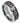 Beveled Edge Ring with Celtic Cross Engraved on High Polished/Shiny Black IP Plated Center - 8mm - Le Vive Jewelry in Riverside