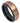 Two-tone Brushed Rose Gold IP Finish; Black IP Inside & Beveled Edge 8mm - Le Vive Jewelry in Riverside
