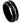Black IP Ring with Three 0.07ct Blue Sapphires on Grooved Center with High Polished Beveled Edge - 8mm - Le Vive Jewelry in Riverside