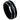 Black IP Ring with Three 0.07ct Blue Sapphires on Grooved Center with High Polished Beveled Edge - 8mm - Le Vive Jewelry in Riverside