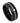 Black IP Ring with 0.07ct & Black Diamond on Grooved Center with High Polish Beveled Edge - 8mm - Le Vive Jewelry in Riverside