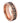 Rose Gold IP High Polished Beveled Edge Greek Key Inlay - 8mm - Le Vive Jewelry in Riverside