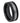 High Polished Shiny Black IP Plated Sides & Dark Gray Brushed Center - 8mm - Le Vive Jewelry in Riverside