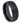 Domed Black IP Plated Brushed Center High Polished Grooved Edge - 8mm - Le Vive Jewelry in Riverside