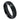 Domed Black IP Plated Brushed Center High Polished Grooved Edge- 6mm - Le Vive Jewelry in Riverside