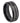 High Polish Black IP Plated Double Line Laser Engraved Beveled Edge - 8mm - Le Vive Jewelry in Riverside