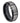 Two-tone Brushed Center with Multiple Vertical Grooves & Black IP Beveled Edge - 8mm - Le Vive Jewelry in Riverside
