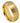 Yellow Gold IP Plated Brushed Domed Classic Style - 8mm - Le Vive Jewelry in Riverside