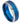 Blue IP Brushed Center High Polish Beveled Edge - 8mm - Le Vive Jewelry in Riverside