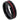 Brushed Black IP Plated Ring with Red IP Plated Grooved Center - 8mm - Le Vive Jewelry in Riverside