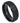 Black IP Plated Domed Brushed Center High Polished Beveled Edge - 8mm - Le Vive Jewelry in Riverside