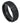 Black IP Plated Domed Brushed Center High Polished Beveled Edge - 8mm - Le Vive Jewelry in Riverside