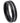 Black IP Brushed with Steel Color Grooved Center Beveled Edge 6mm - Le Vive Jewelry in Riverside