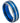 Two-tone Blue IP Plated Hammered Finish High Polished Stepped/Beveled Edge - 8mm - Le Vive Jewelry in Riverside