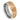 Rose Gold I Brushed Grooved Center Beveled Edge - 8mm - Le Vive Jewelry in Riverside