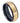 Two-tone Black IP Inside & Yellow Gold IP Hammered Finish with Center Groove Stepped Edge - 8mm - Le Vive Jewelry in Riverside
