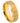 Yellow Gold IP Plated Flat Brushed Center with High Polish Stepped Edge - 8mm - Le Vive Jewelry in Riverside