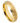 Yellow Gold IP Plated Flat Brushed Center with High Polish Stepped Edge - 6mm - Le Vive Jewelry in Riverside