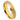 Yellow Gold IP Plated Flat Brushed Center with High Polish Stepped Edge - 6mm - Le Vive Jewelry in Riverside