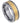 Yellow Gold IP Plated Ice Finish Center High Polished Stepped/Beveled Edge - 8mm - Le Vive Jewelry in Riverside