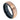 Two-tone Black IP Inside & Rose Gold IP Hammered Finish with Center Groove Stepped Edge - 8mm - Le Vive Jewelry in Riverside