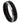 Black IP Plated Center High Polished Steel Color Beveled Edge - 6mm - Le Vive Jewelry in Riverside