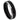Black IP Plated Center High Polished Steel Color Beveled Edge - 6mm - Le Vive Jewelry in Riverside