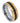 Two-tone Grooved Black IP Center and Grooved Yellow Gold IP Sides - 8mm - Le Vive Jewelry in Riverside