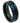 Black IP Plated Ring with Blue IP Plated Grooved Center - 8mm - Le Vive Jewelry in Riverside