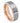 Brushed Gun Metal Finish, High Polished Rose Gold Plated Beveled Edge & Inside - 8mm - Le Vive Jewelry in Riverside